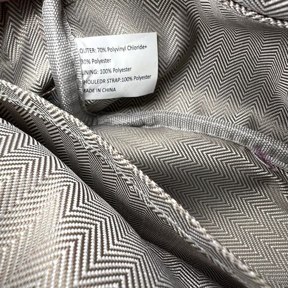 Mardi Gras Hail Thoth Krew RARE Throw Faux Leather Crossbody Purse Purple Yellow - Picture 9 of 9